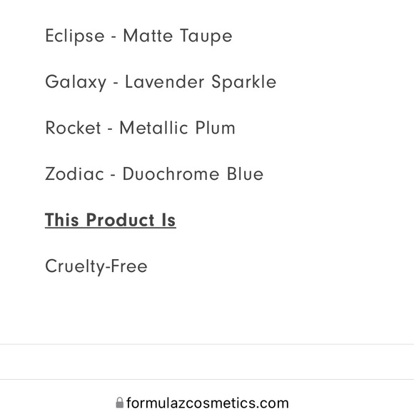 💗FORMULA Z Cosmic Glitz Eyeshadow Palette - Picture 5 of 6